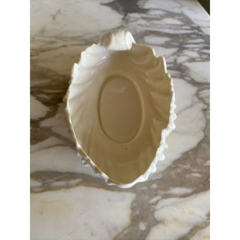Lenox Decorative Bowl Ivory Bone China Shell‎ Scalloped Nautical Made in USA
